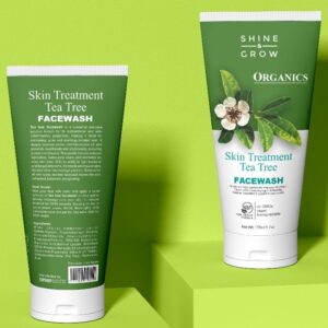 Shine & Grow Tea Tree Face Wash 175ml